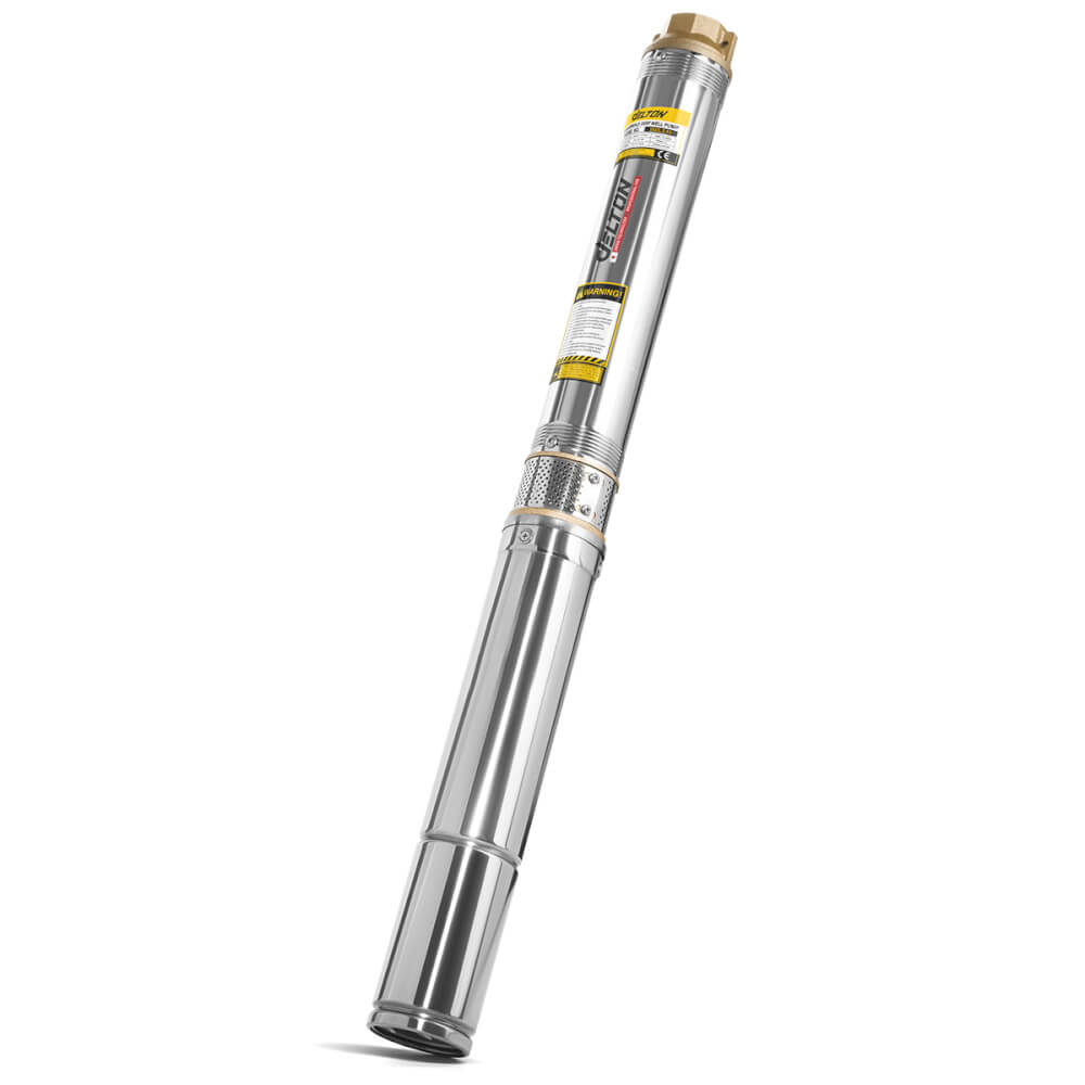 ปั๊มบาดาล บ่อ 3 นิ้ว DELTON รุ่น 3SDL2-15 ขนาดท่อ 1-1/4 นิ้ว 1,100 วัตต์ 15 ใบพัด